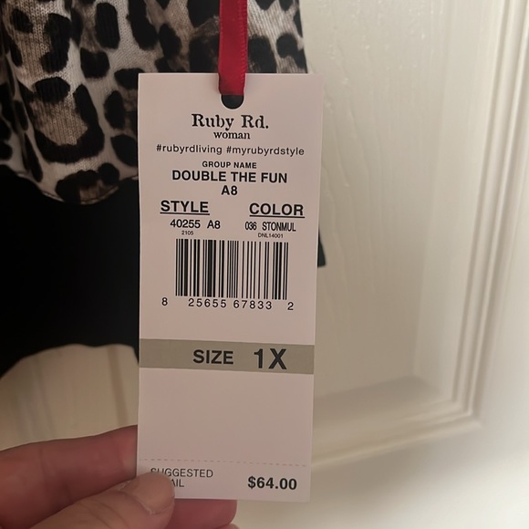 NWT Ruby Rd blouse - Picture 3 of 3